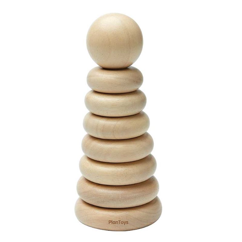 PlanToys Wooden Stacking Tower - Natural.jpg