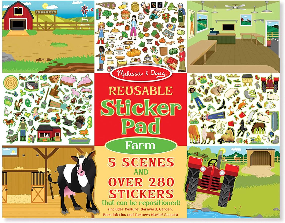 Melissa & Doug Reusable Sticker Pad - Farm.jpg